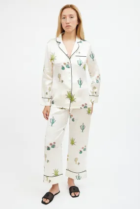 Beige Silk Co-Ord Set