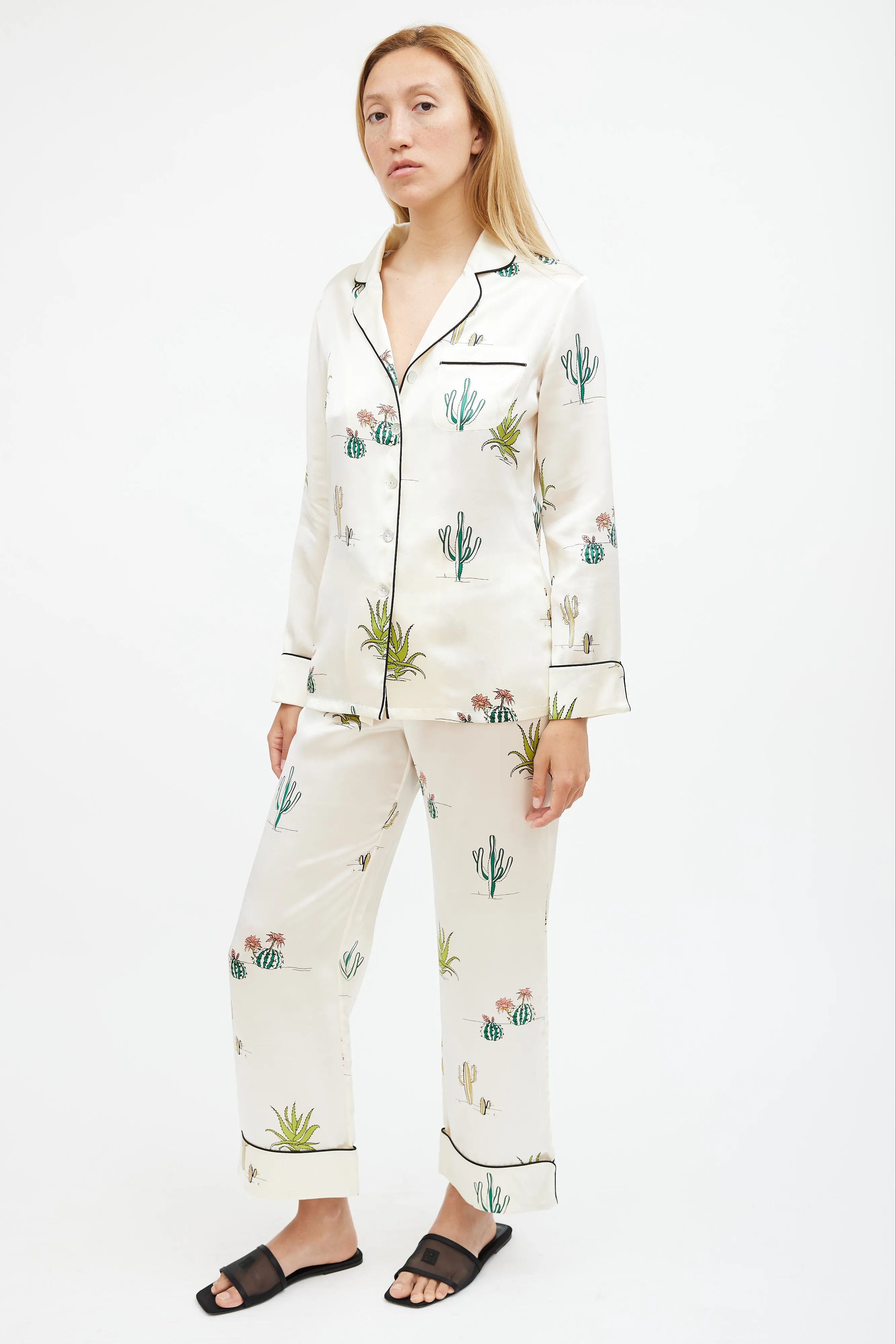Beige Silk Co-Ord Set