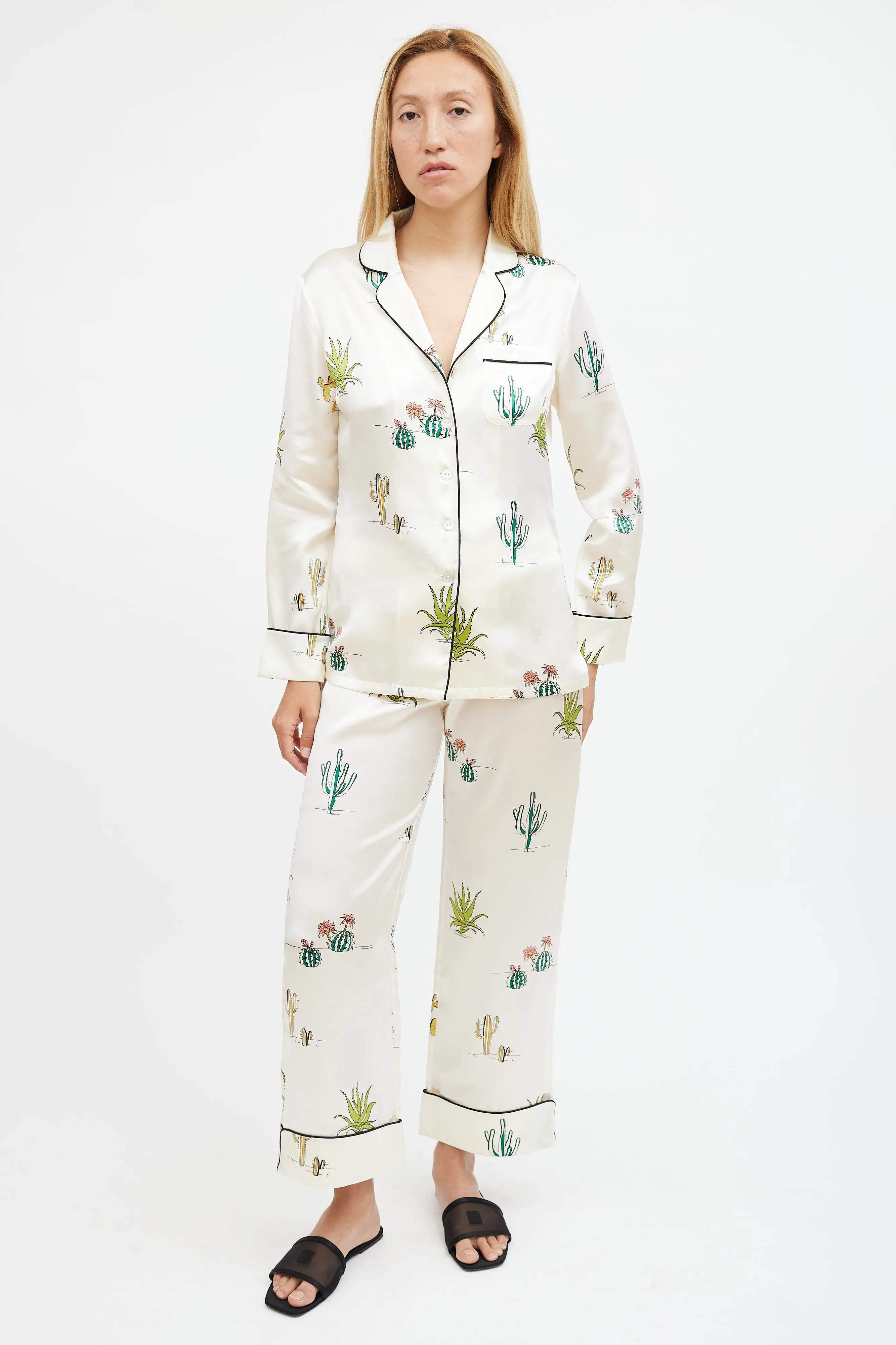 Beige Silk Co-Ord Set