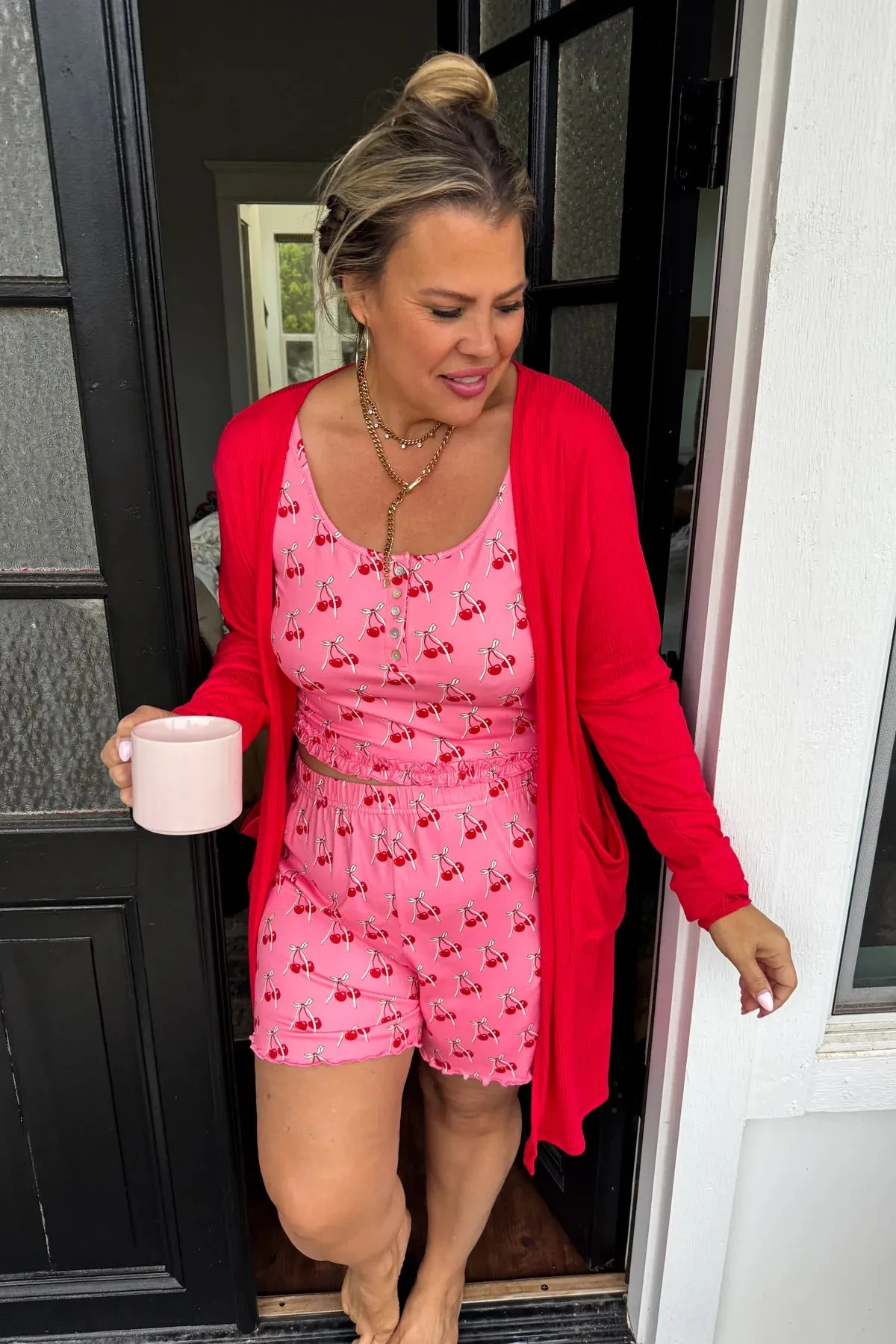 Cherries   Bows PJ Set