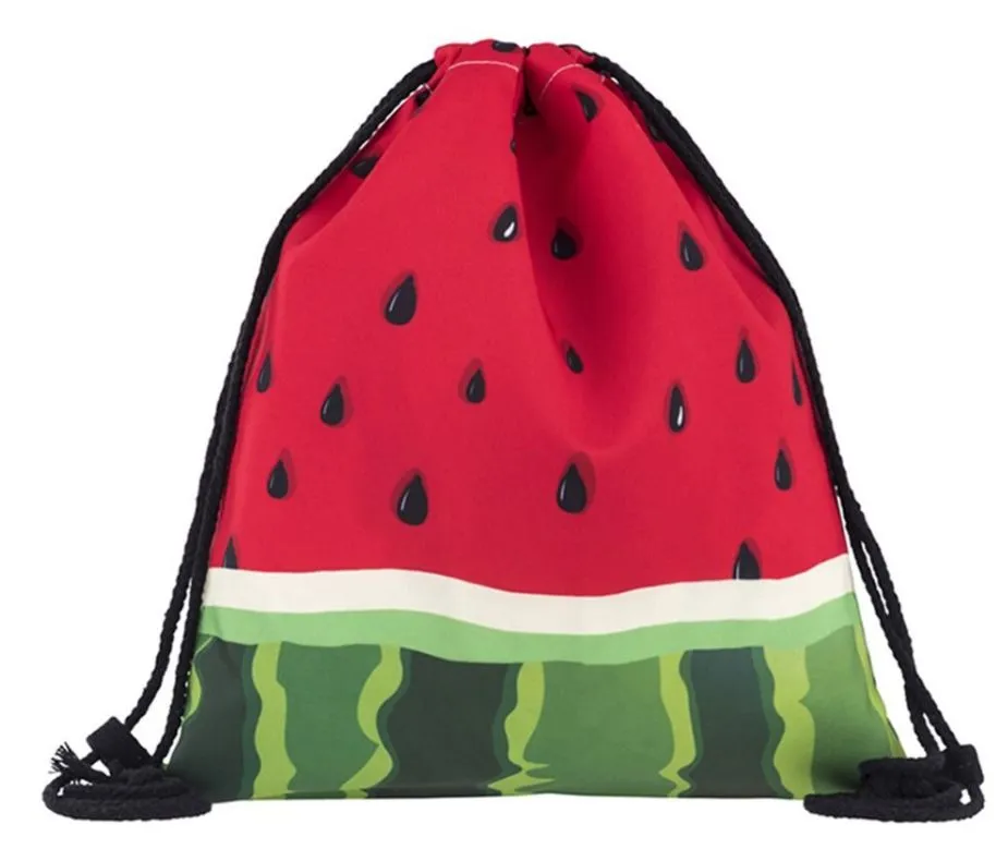 G69 Watermelon Drawstring Bag