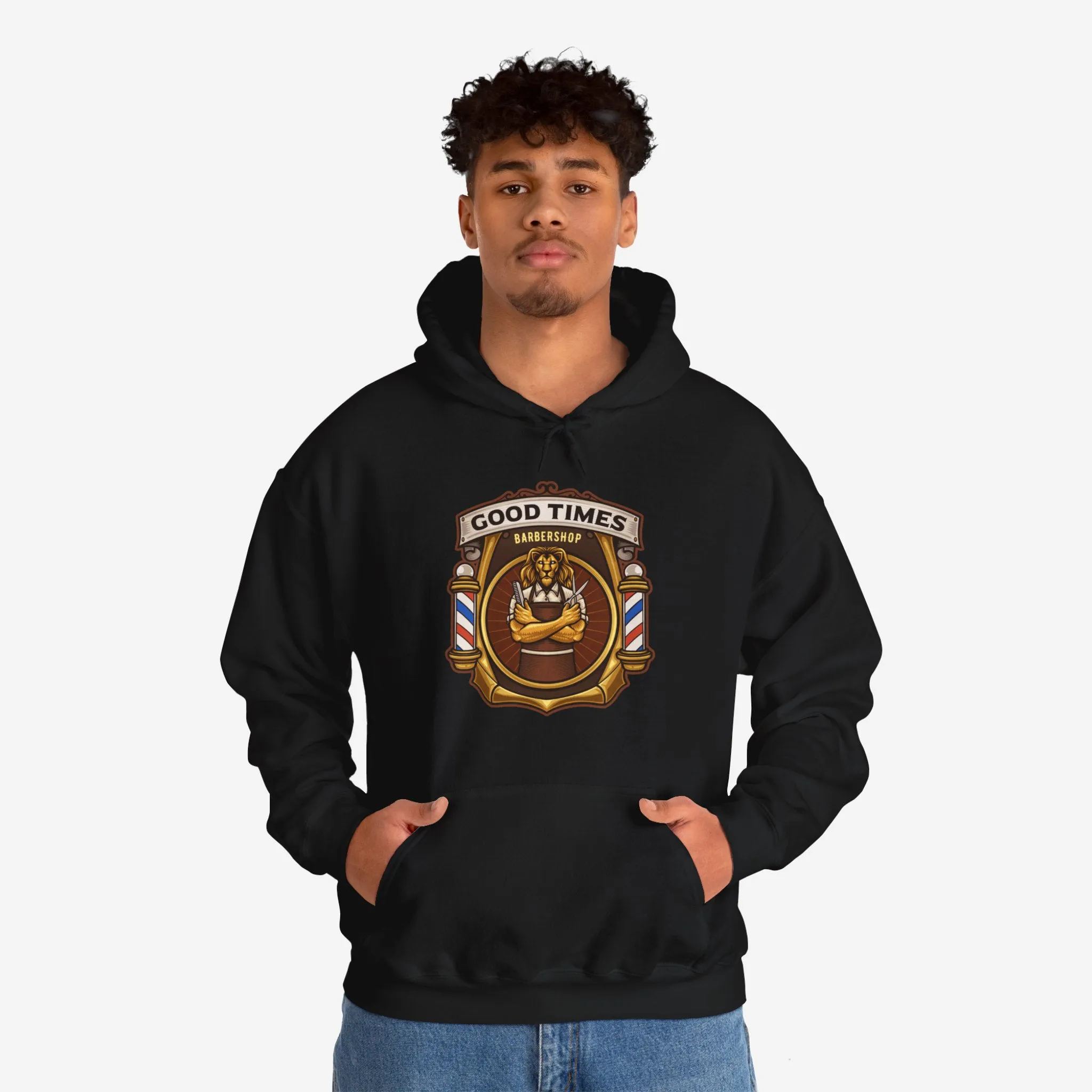 Good Times Barber Shop Hoodie