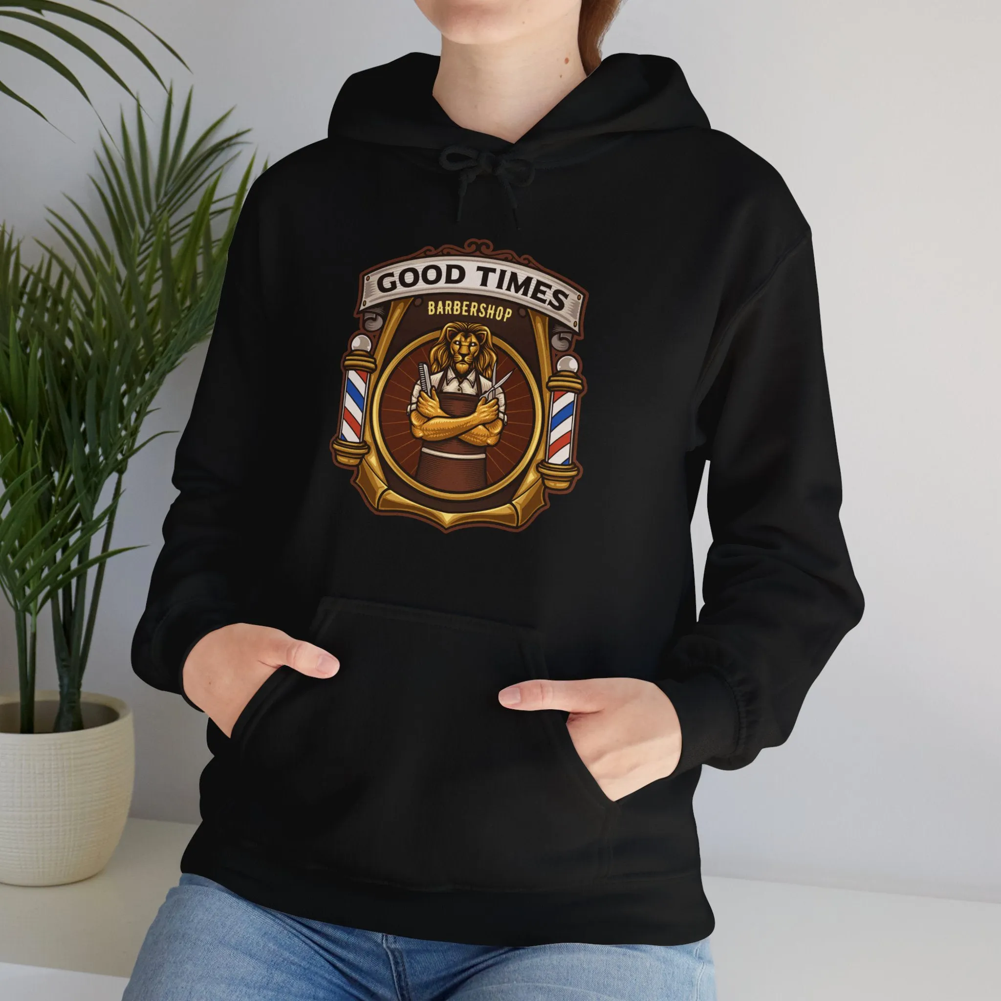 Good Times Barber Shop Hoodie