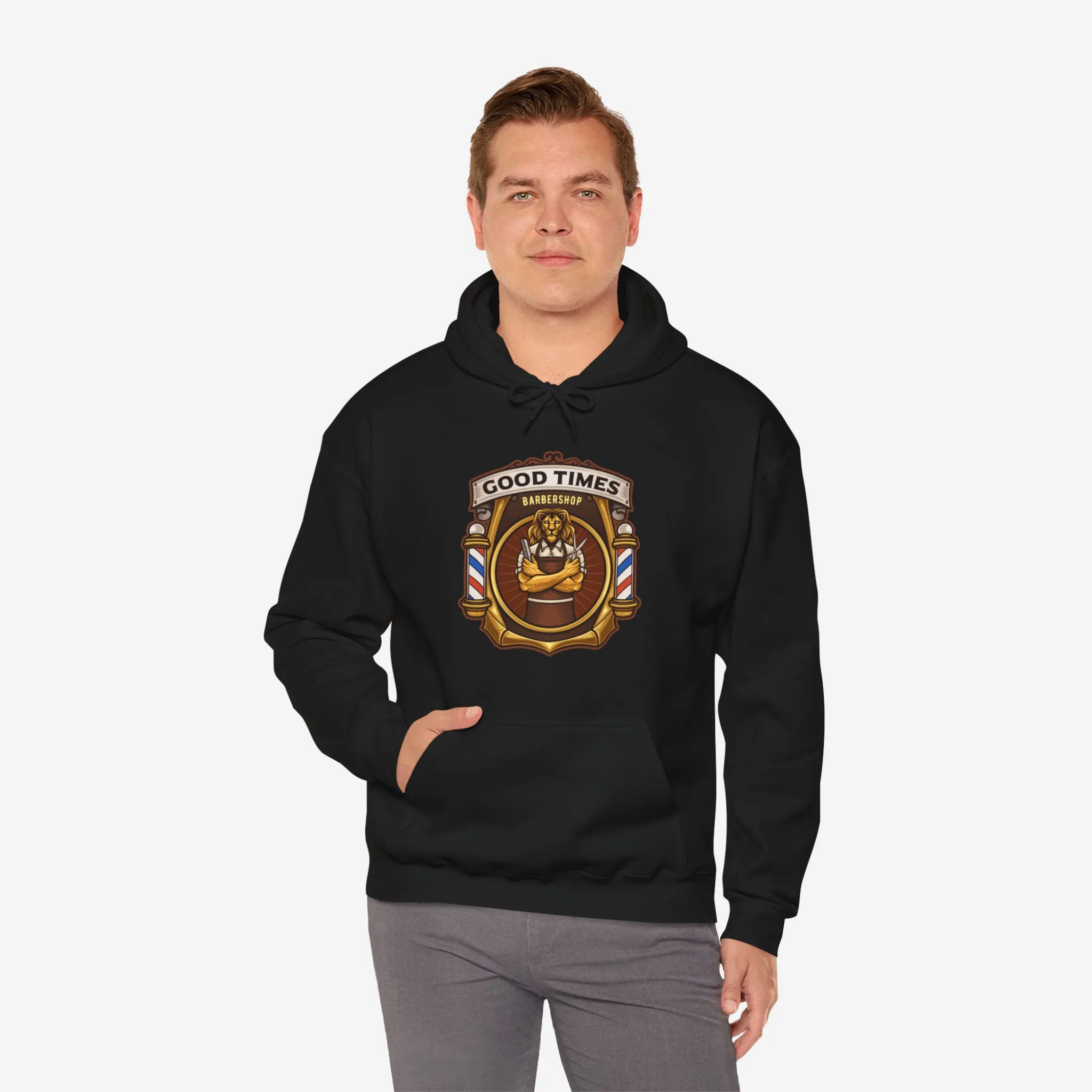 Good Times Barber Shop Hoodie