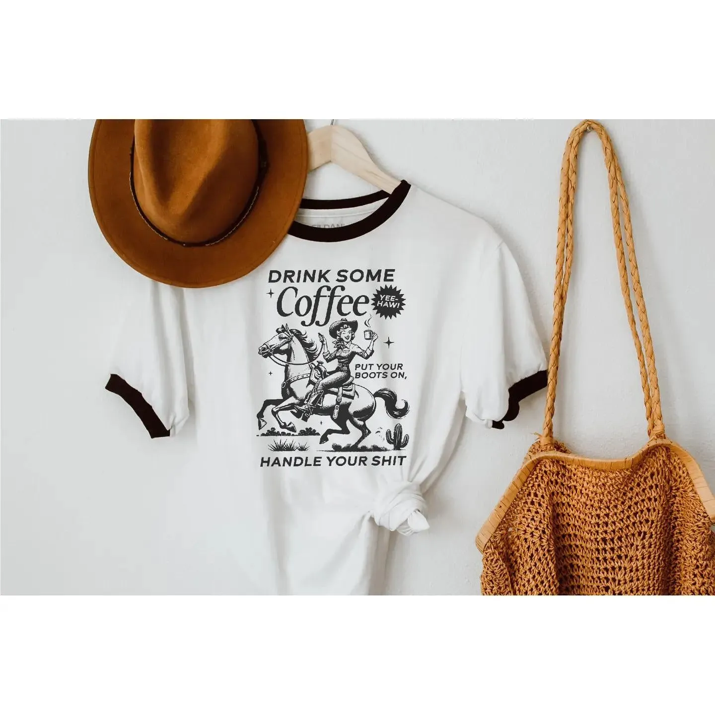 Handle Your Shit Ringer Tee