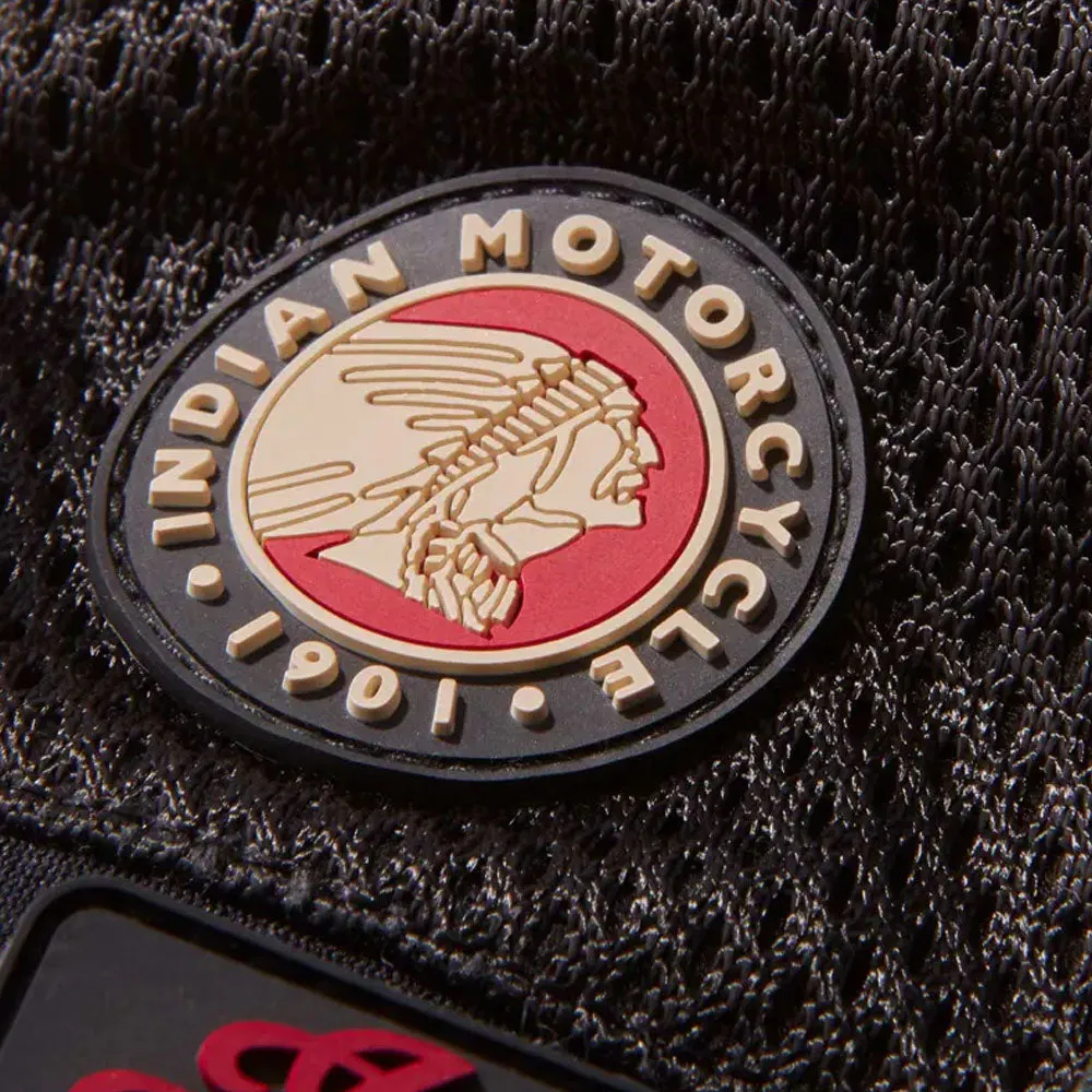 Indian Motorcycle Mens Arlington Mesh Standard Gloves Black