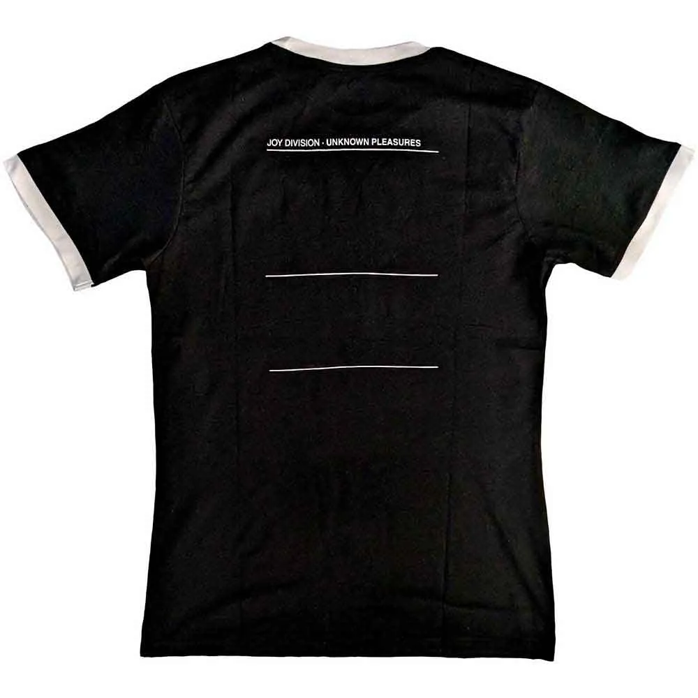 Joy Division "Unknown Pleasures" Black Ringer T shirt