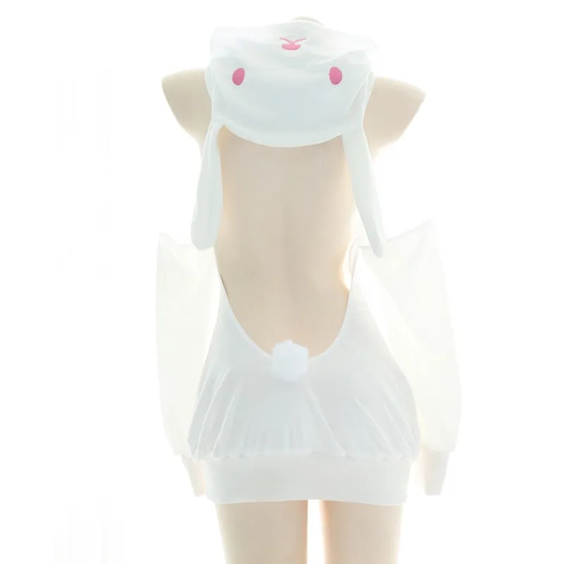 Kawaii Cat Paw Bunny Ears Halter Sweatshirt