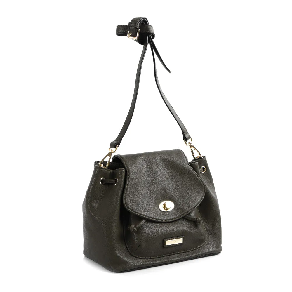 La Mode Drawstring with Turn Lock - Black