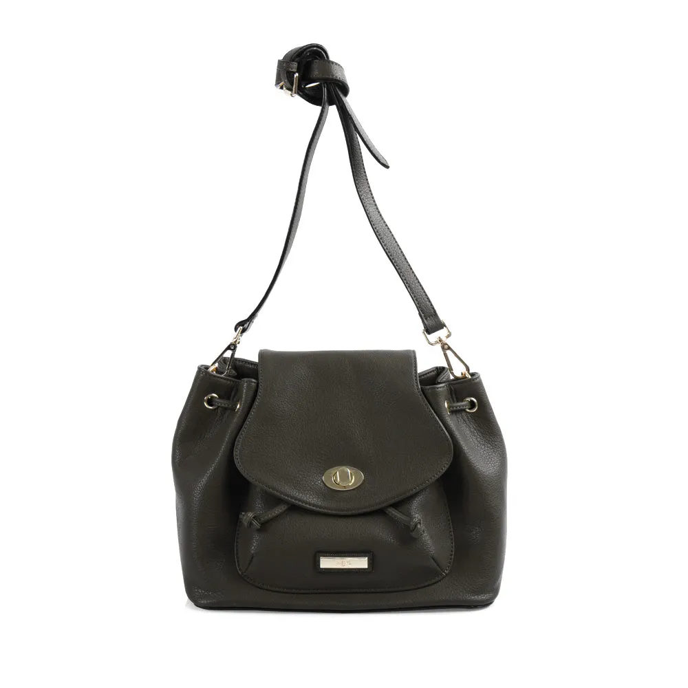 La Mode Drawstring with Turn Lock - Black