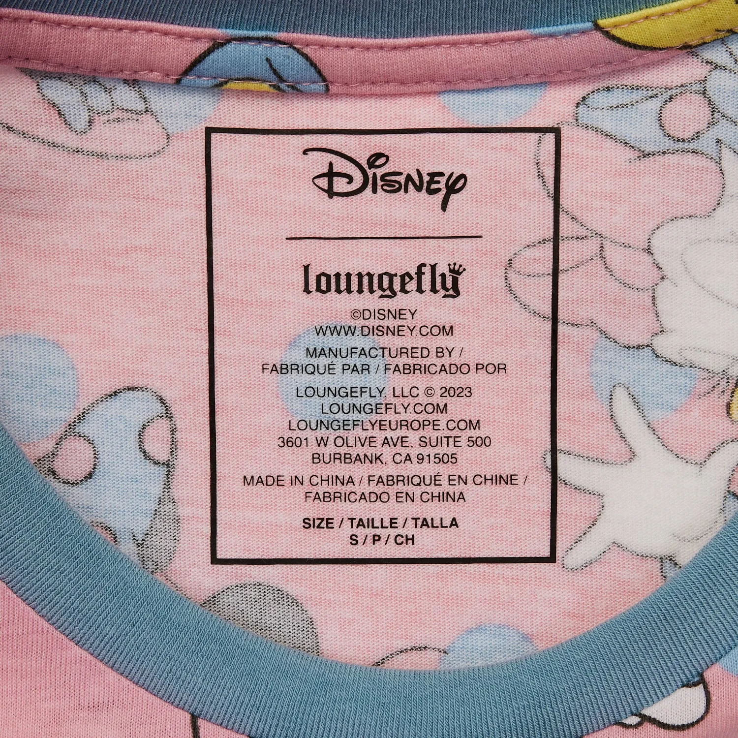 LF Minnie Daisy Dots Unisex Ringer Tee