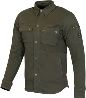 Merlin Brody D3O single layer motorcycle shirt, dark green