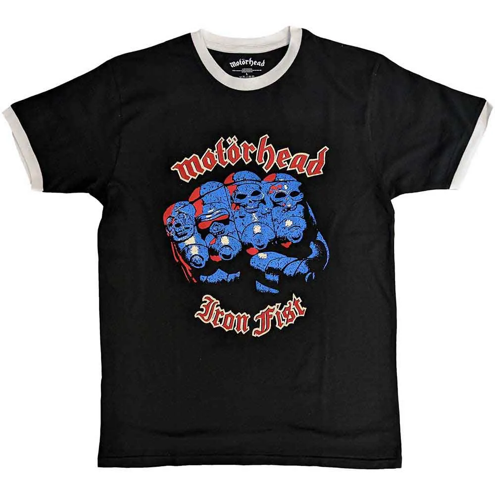 Motorhead "Iron Fist" Black Ringer T shirt