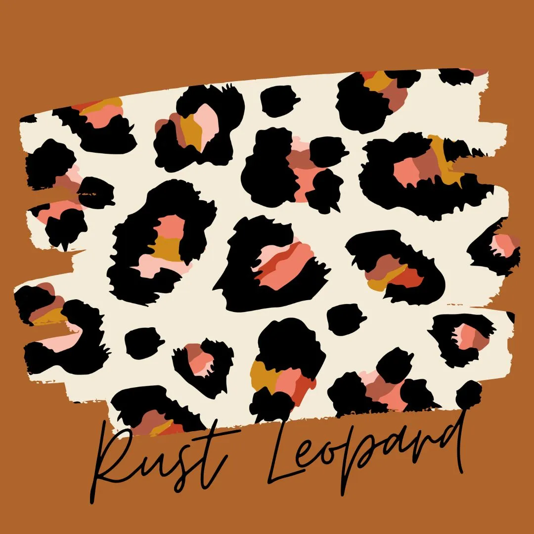Rust Leopard Leggings & Shorts