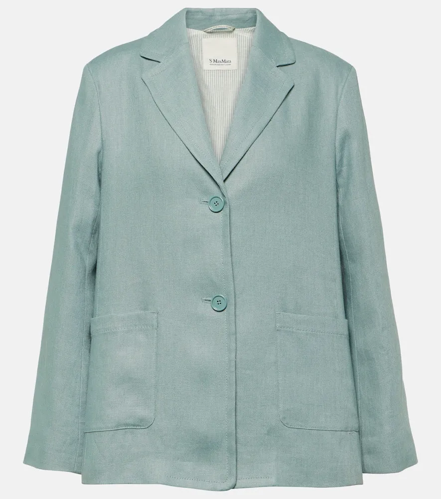 'S Max Mara Socrates single-breasted linen blazer