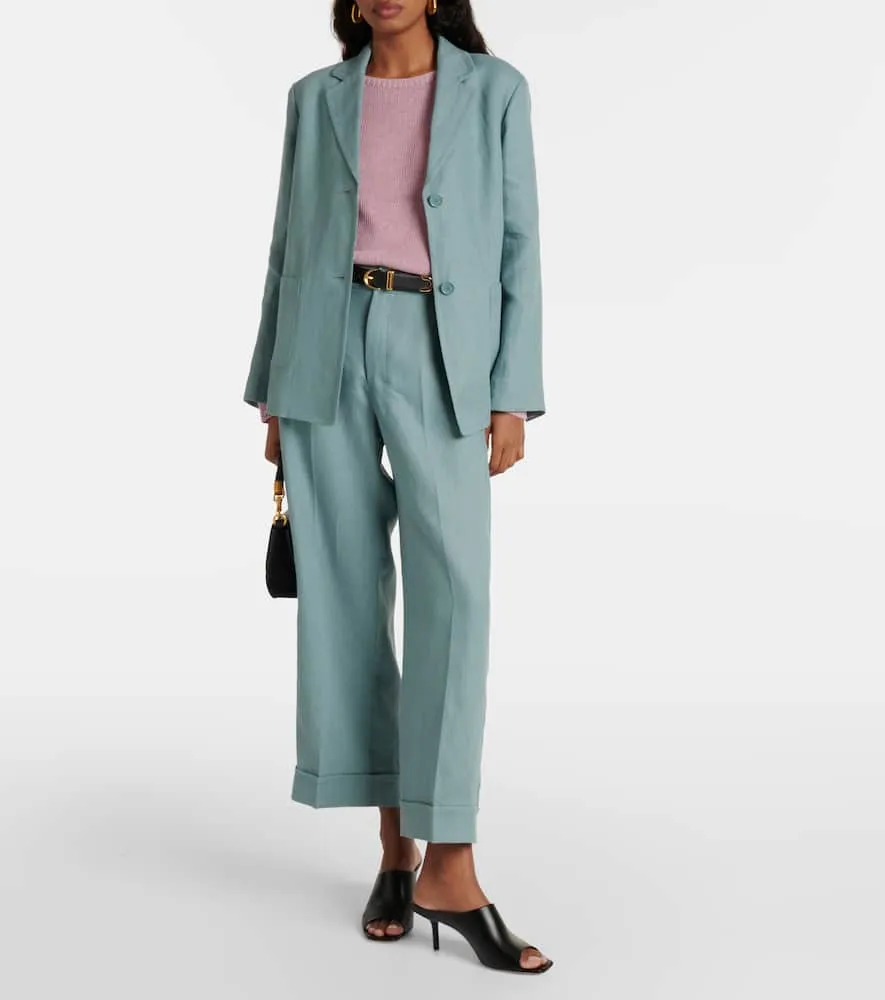 'S Max Mara Socrates single-breasted linen blazer