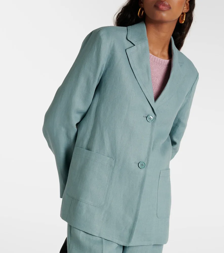 'S Max Mara Socrates single-breasted linen blazer