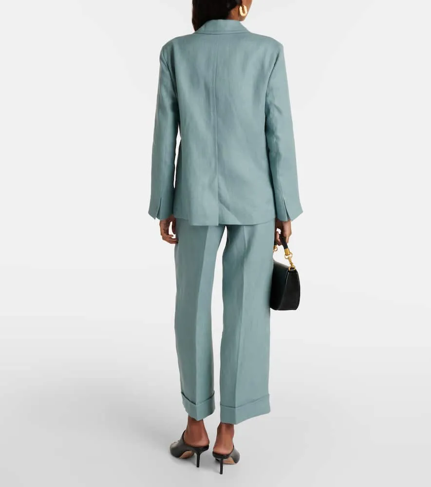 'S Max Mara Socrates single-breasted linen blazer