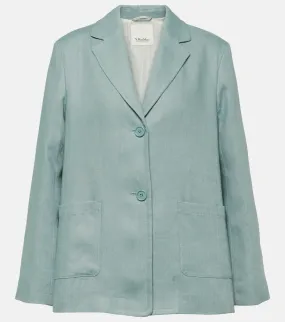 'S Max Mara Socrates single-breasted linen blazer