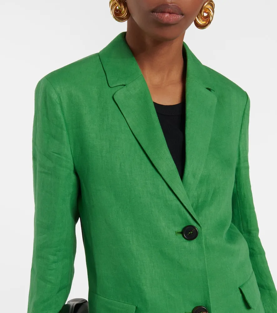 'S Max Mara Sofia single-breasted linen blazer