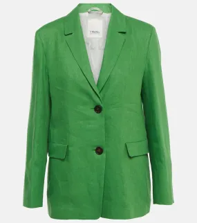 'S Max Mara Sofia single-breasted linen blazer