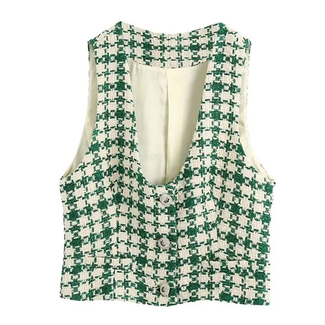 TWEED VEST